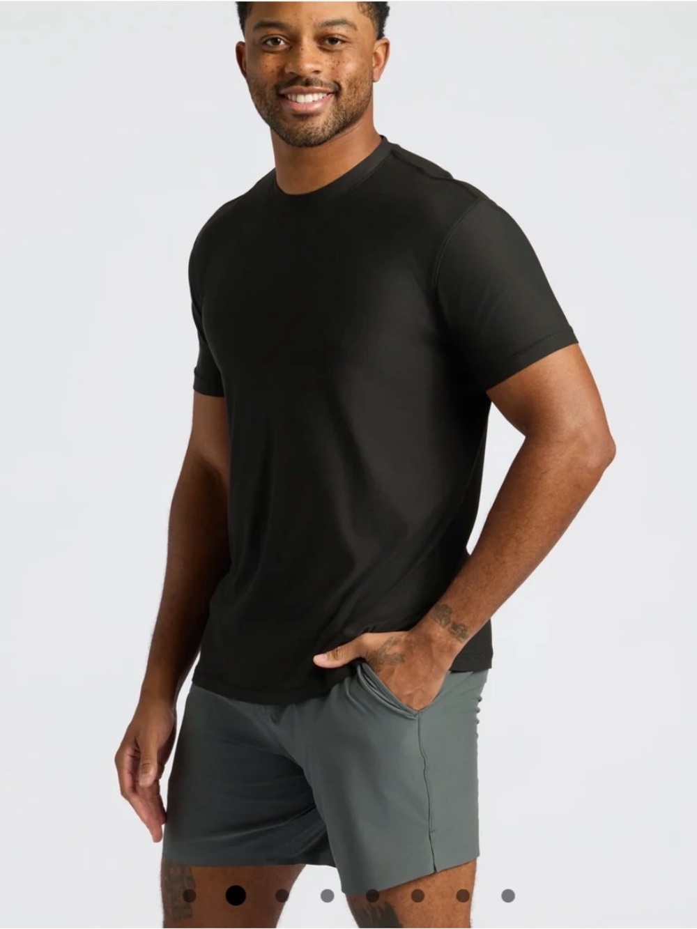 True Classic Men’s XL Active Crew T-Shirts Black 3-Pack – New